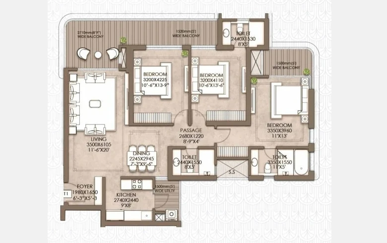 CRC Maesta   floor plan